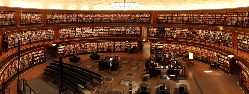 Bibliothek als Speicher für Wissen